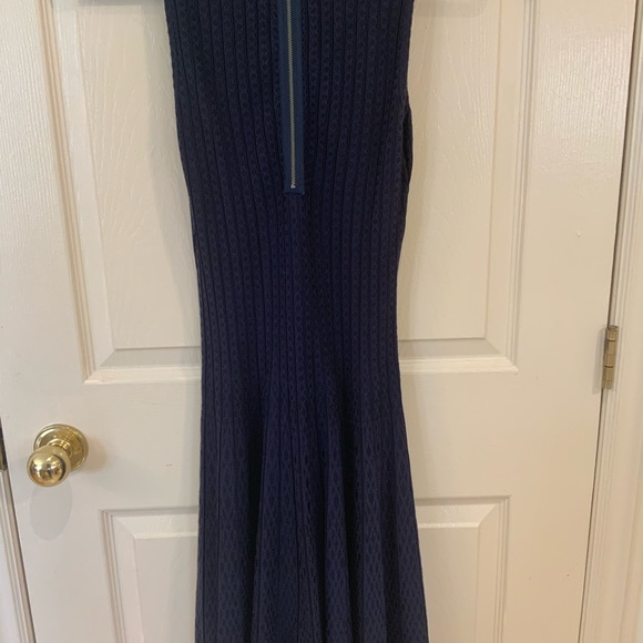 Navy Blue Knit Dress - Picture 3 of 3